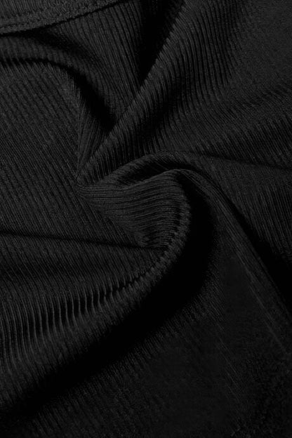 Ribbed Knit Cami Crop Top